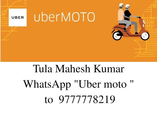 Uber moto bike taxi