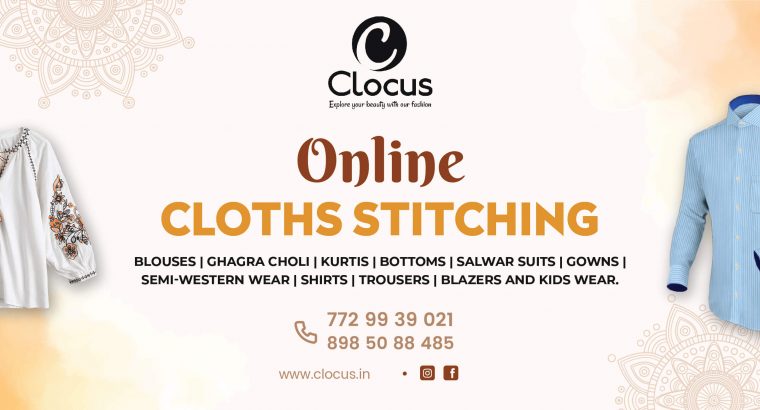 Online Cloths Stitching For MEN, WOMEN, and KIDS